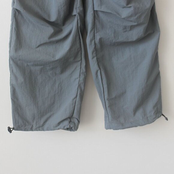 Zoe + Phoebe Olive Green Baggy Streetwear Pants Adjustable ToggleCord Lock Small - Picture 3 of 7